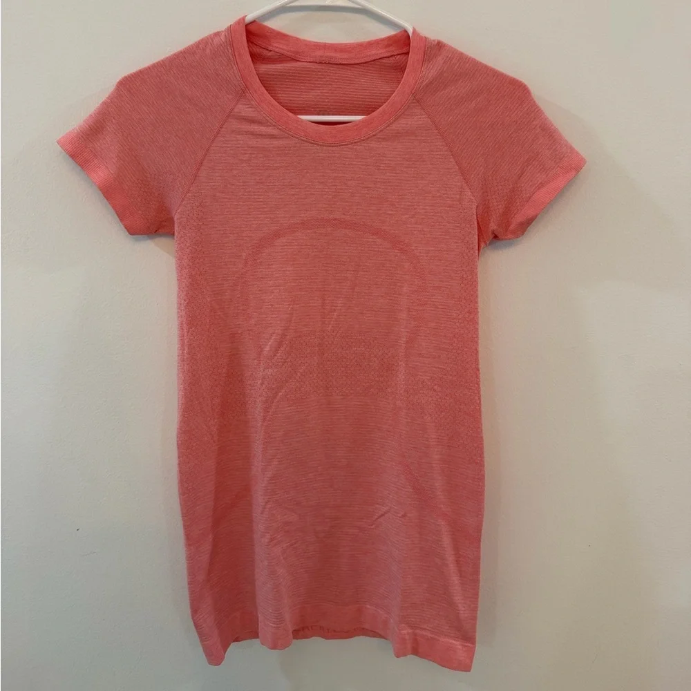 Lululemon Swiftly Tech Short-Sleeve Coral